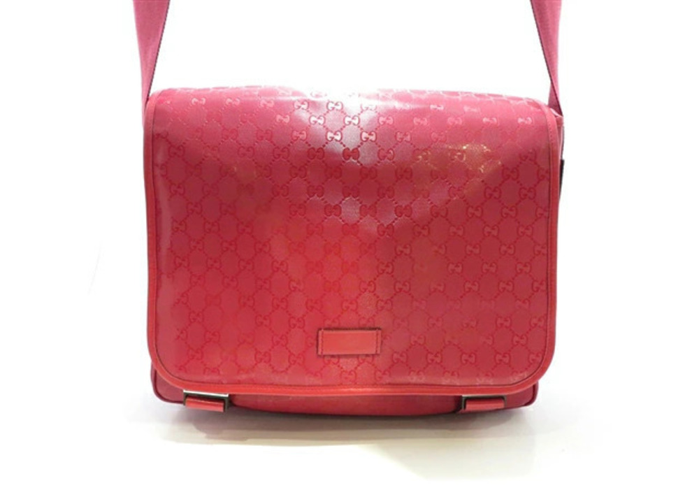 Gucci Hobo Mothers Bag GG Imprime Canvas Calfskin
